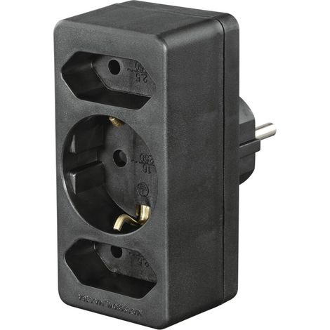 Hama Antennenkabel Koaxialstecker - Koaxialkupplung vergoldet 0,75 M 100 DB
