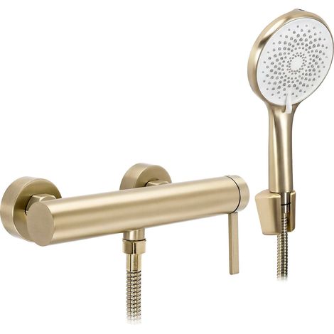Rubinetto Della Doccia Rea Rivo Brush Gold (1/5)