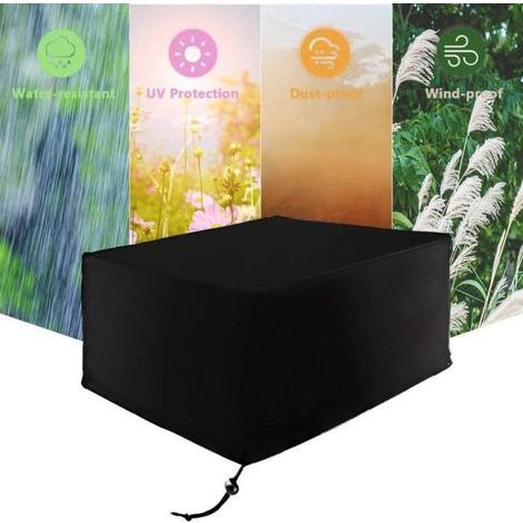 Garden Furniture Cover - Rectangular - Waterproof - Dustproof - 242x162x100cm (1/4)