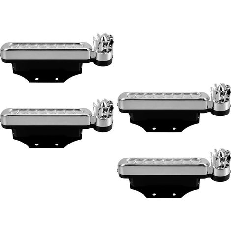 Didiseaon Lot de 4 Feux Jour LED Blancs pour Calandre Véhicule (1/5)