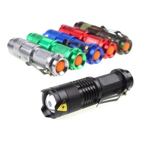 (Vert) Tragbare Taschenlampe Camping Licht Stift Clip Licht (1/5)