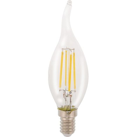 Ampoule LED - HQ - HQLFE14FLTP002 - E14 - 4W - Blanc chaud - Compatible variateur (1/3)