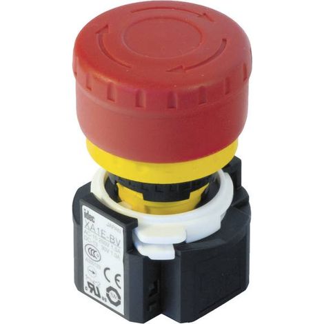 Idec XA1E-LV313Q4R Interruttore di arresto di emergenza auto controllato 250 V/AC 3 A 3 NC, 1 NA 1 pz.