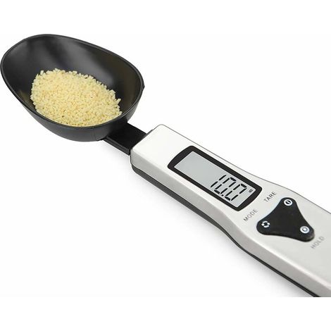 Cuillère de mesure électronique avec écran LCD pour la cuisine, la pâtisserie, la farine, les épices, la médecine, l'assaisonnement (1/5)