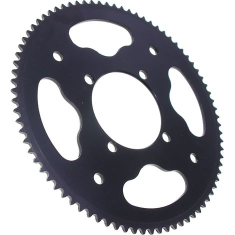 Parts for off-road motorcycles, drum brake, rear sprocket, 25H-80T chainring, 54 mm inner diameter, 65 mm center distance. (1/4)
