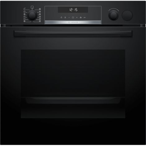 Bosch HRG578CB7 Serie 6 - Intelligenter Einbaubackofen mit Standfuß de Dampf de 60 x 60 cm, made in Germany, Pyrolyse, Grillthermometer, Air Fry Funktion, de Heißluft 3D Funktion, abschließbar (1/5)