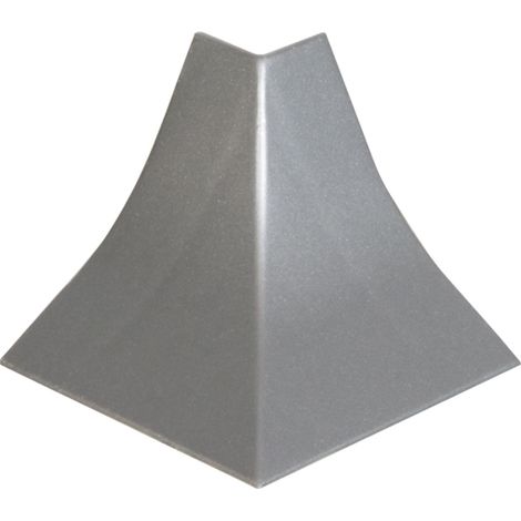 HOLZBRINK Jonction d’angle sortant, connecteur pour profil d’étanchéité pour plan de travail, coins extérieur, Aluminium PVC 23x23 mm, 1 pc