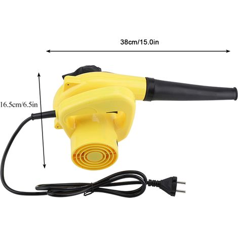 Aspirateur Électrique Portable 2 en 1 avec Fonction Souffleur pour Jardin et Nettoyage Intérieur - Adapté à la Norme Européenne 220V - KZQ (1/2)