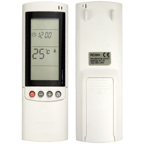 Télécommande pour Airwell RC08A climatiseurs,Pompe à Chaleur,Onduleurs de Marque pour Airwell Air Conditioner RC08A (1/5)