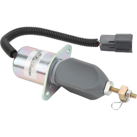 Electrovanne d'arrêt carburant 1751ES‑12A3UC12B1S Stop moteur solénoïde 12V pour moteurs marins (1/5)