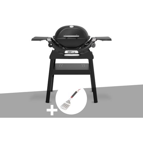 Barbecue à gaz Q 1200N noir avec pied + Spatule - Weber (1/5)