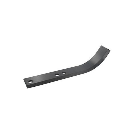 Cuchillo de fresa recto para motocultor adaptable en japonés: Honda, Iseki, Kubota, Mitsubishi - L: 240 mm. Tipo Bineur.