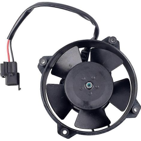 30103018 Moteur de ventilateur de refroidissement 4 pouces pour radiateur 12 V pour motos et quads - Noir (1/5)