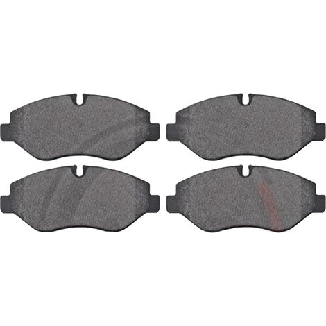 KIT PASTIGLIE FRENO ANTERIORI compatibile con IVECO DAILY VI FURGONATO / PIANALE PIATTO / TELAIO / PASTIGLIE FRENANTI AUTO OEM 37633, / SOSTITUZIONE DIRETTA / BASSA POLVERE / SILENZIOSO