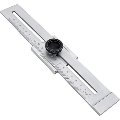 Trusquin de Traçage Métal, 200mm Jauge de Marquage (1/5)