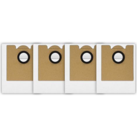 Lot de 4 sacs à poussière de rechange M2 Plus pour aspirateur robot Lefant M2 Plus/M2L Plus/M2S Plus/M350, kit d'accessoires, sacs sous vide, sacs jetables, sacs à poussière de rechange sous vide (1/5)