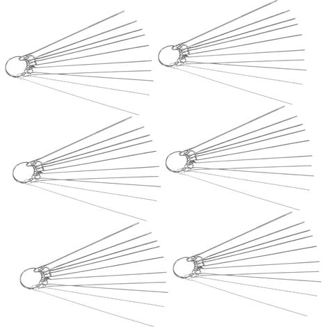 Aiguilles de nettoyage de soudure en acier inoxydable lot de 6 certifies (1/5)