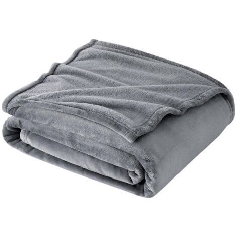 Plaid Cozy Fleece Blanket - Soft and Warm Fleece Throw 150 x 200 cm, XL Sofa Blanket, Large Flannel Sofa Throw (1/4)