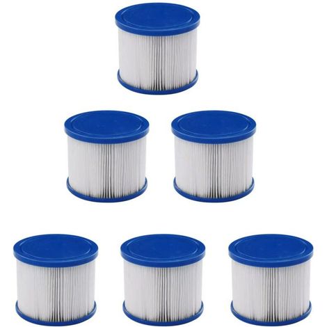 Cartouche filtrante Lot de 6 Cartouches filtrantes de Rechange Spa Gonflable (1/5)