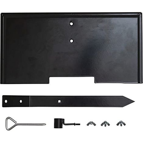 Support de Pierre Tombale, 30,5 X 15,2 Cm en Fer Finition Mate Anti-décoloration Plaque Commémorative pour Les Proches/Animaux de Compagnie (1/5)