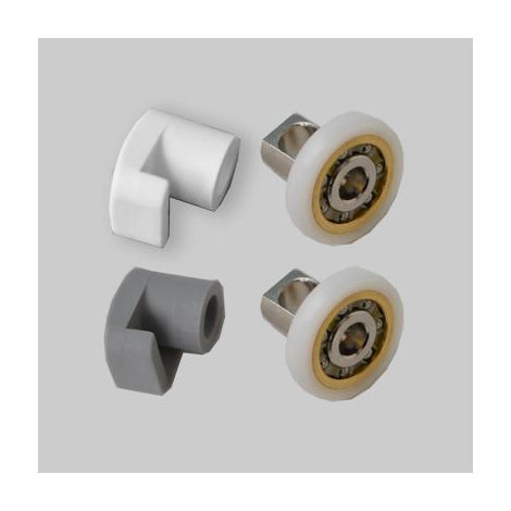 KIT SCORRIMENTO SMERALDA CON CUSCINETTI - Argento Lucido
