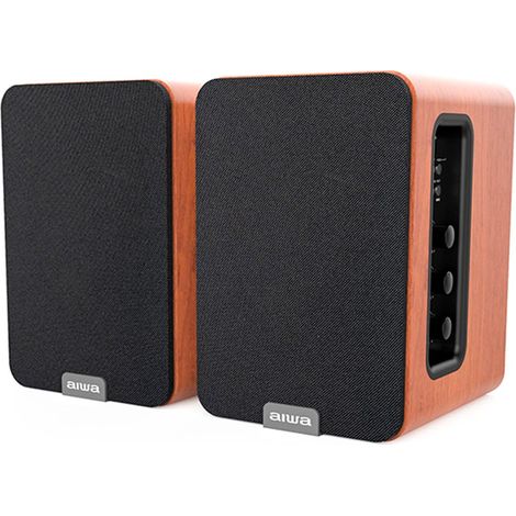 Altavoces Portátiles Aiwa ASPA200BR MADER 2 x 25 W Negro