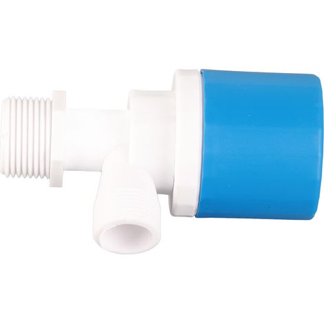 Vanne à flotteur automatique, Type intérieur en Nylon, contrôle du niveau d'eau sûr pour chauffages solaires, 1 pouce (1/5)