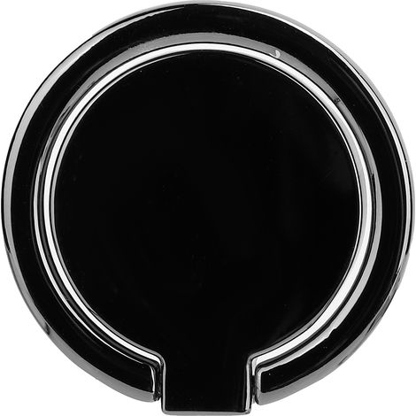 Anneau de Support Magnétique pour Téléphone - Support Voiture Magnétique Rotatif 360° - Noir Brillant (1/5)