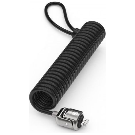 Candado de cable universal en espiral con llave (1/2)