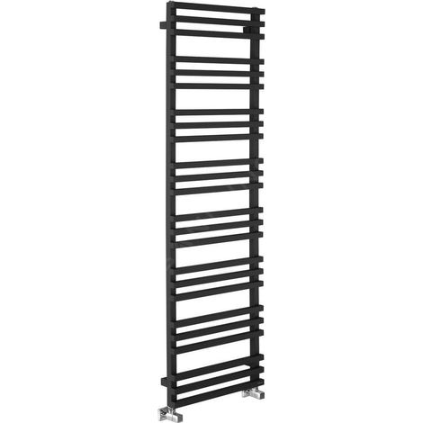 Radiateur de salle de bain FANTINA 500x1647 mm, noir mat (1/5)
