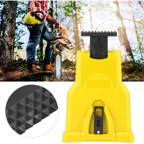 Affûteur de chaîne de tronçonneuse électrique, outil d'affûtage rapide pour le travail du bois, jaune (1/5)