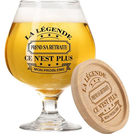 Men's Beer Glass Gift for a Retired, Gifts leaving Colleague Friends Dad Uncle Grandpa (1/5)