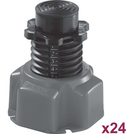 Lot de 24 pieds pour receveur de douche Wirquin réglables en hauteur de 88 à 172mm