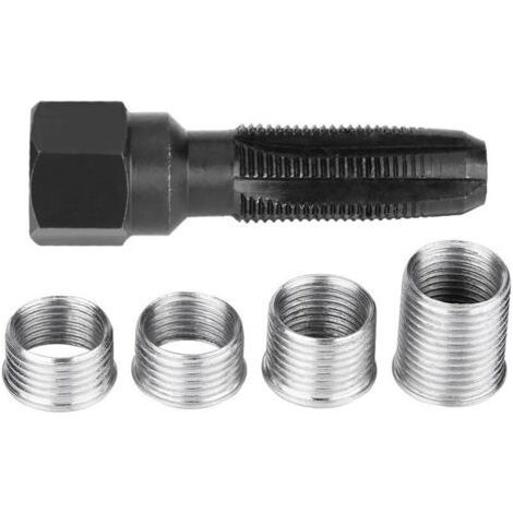 Kit de reparación de roscas de bujías de 5 piezas, para bujías de 14 mm. (1/5)