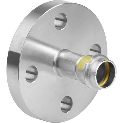 Viega Sanpress Inox G-Flanschübergang, DN 20, d 22mm, n 4 Stahl nichtrostend Modell 0259, 735777