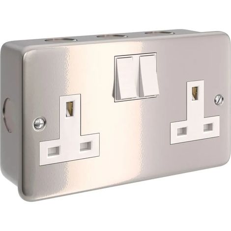 Presa Creative Cables ctbox-2uk 2 uscite installazione a incasso e a vista (1/3)