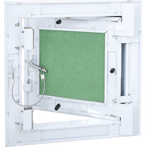 Trappe de visite Blanc 20 x 20 cm Aluminium et Plâtre CFW610594 (1/5)
