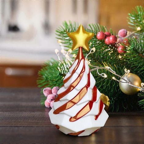 Décorations de Noël Décompressez les cônes de sapin de Noël, jouet de décompression pour sapin de Noël, cadeau de Noël, décoration de table, souvenir (1/5)