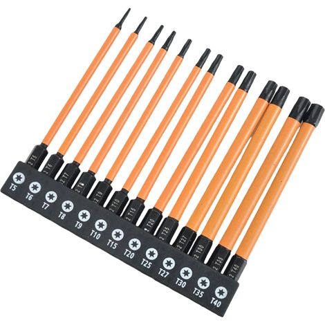 Jeu de 13 clés Allen de 100/150 mm, embouts de tournevis à percussion à tête hexagonale, outils d'entretien