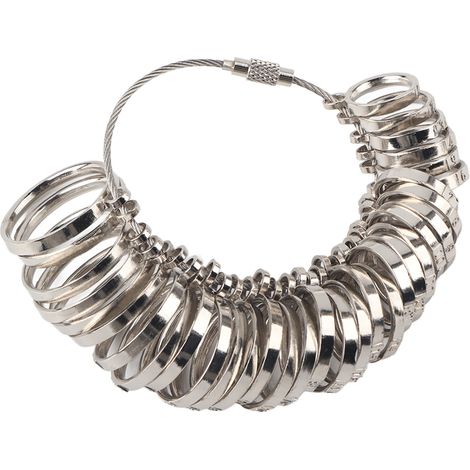 Jauge de Taille de Bague Outil de Mesure pour Bijoux avec Échelle de Hong Kong (1/5)