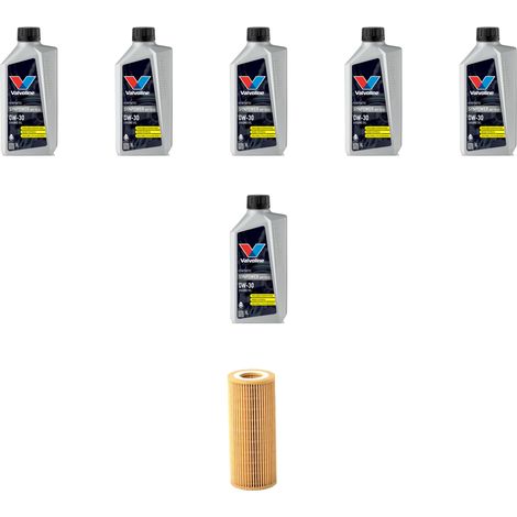 Kit filtro olio e 6L compatibile con Volvo XC60 2.5 T5 187Kw dal 2014 al 2017