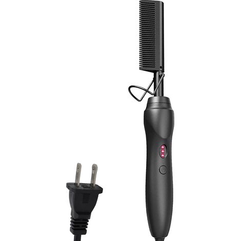 Peigne Lisseur - Technologie Céramique - Température Réglable - Pour Cheveux Secs ou Humides - 1 Pièce (1/5)
