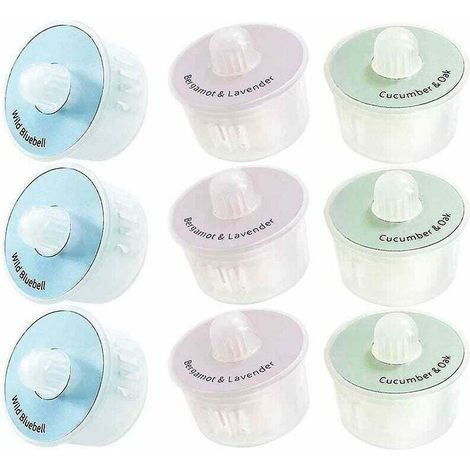 Pack de 9 Capsules de Parfum Kits de désodorisant pour ECOVACS Deebot OZMO T9 / T9 Max / T9 Power / T9 Aivi / T10 Plus / X1 Plus aspirateur balayeuse (1/5)
