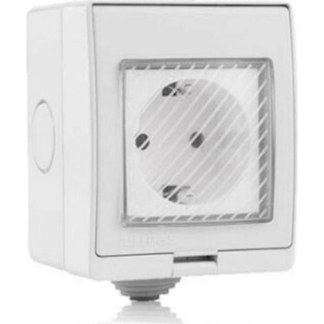 Trade Shop - SHUKO-STECKDOSE EXTERN WIFI SMART HOME AMAZON ALEXA GOOGLE HOME V-TAC VT-5001 - (1/2)