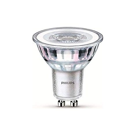 Lot de  2 ampoules LED Classic 4,6W 3000K GU10 36D RF ND 2SRT6 Philips (1/5)