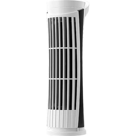 Leiser Tischventilator fürs Schlafzimmer, kompakter weißer Turmventilator, schnelle Kühlung auf dem Tisch (1/5)