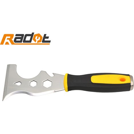 Couteau à enduire multifonction en acier inoxydable, raclette de nettoyage polyvalente, spatule à plâtre et mastic, usage multiple, édition Asie du Sud-Est (1/5)