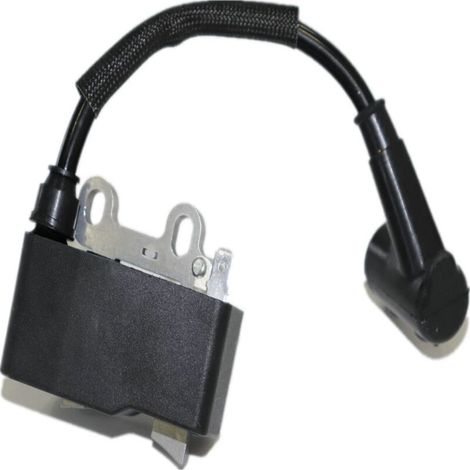 Transformateur haute tension de bobine d'allumage STIHL compatible avec ES210 et ES255, références d'origine A411000130 et A411000131, spécifiquement pour les taille-haies. (1/3)