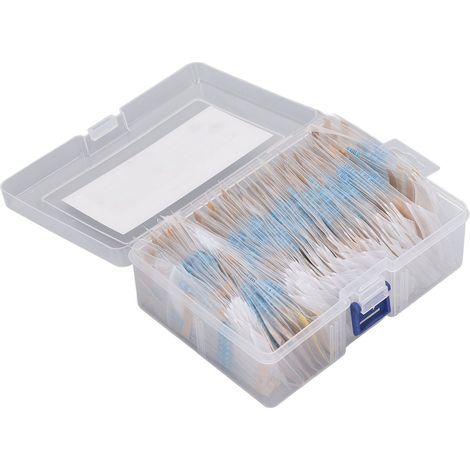 860PCS Metal Film Resistors 86 Values 0.5W 0.1RΩ to 10MΩ Electrical Resistors Set