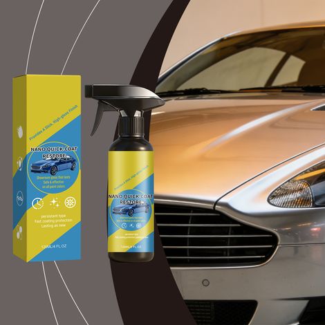 Nano-Beschichtungsspray für Autolackpolitur und -aufbereitung, tägliche Karosseriepflege, Glanzbeschichtungsspray – 120 ml -- DE (1/5)